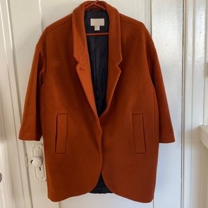 Rust Cocoon Coat